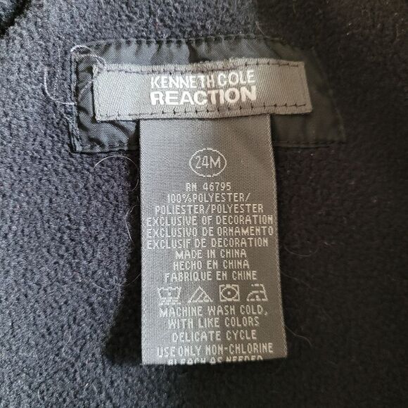 Kenneth Cole Reaction Jacket Coat Black 24M - Picture 2 of 4